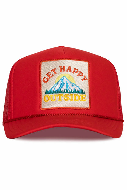 Get Happy Outside trucker hat by Shop Friday Feelin