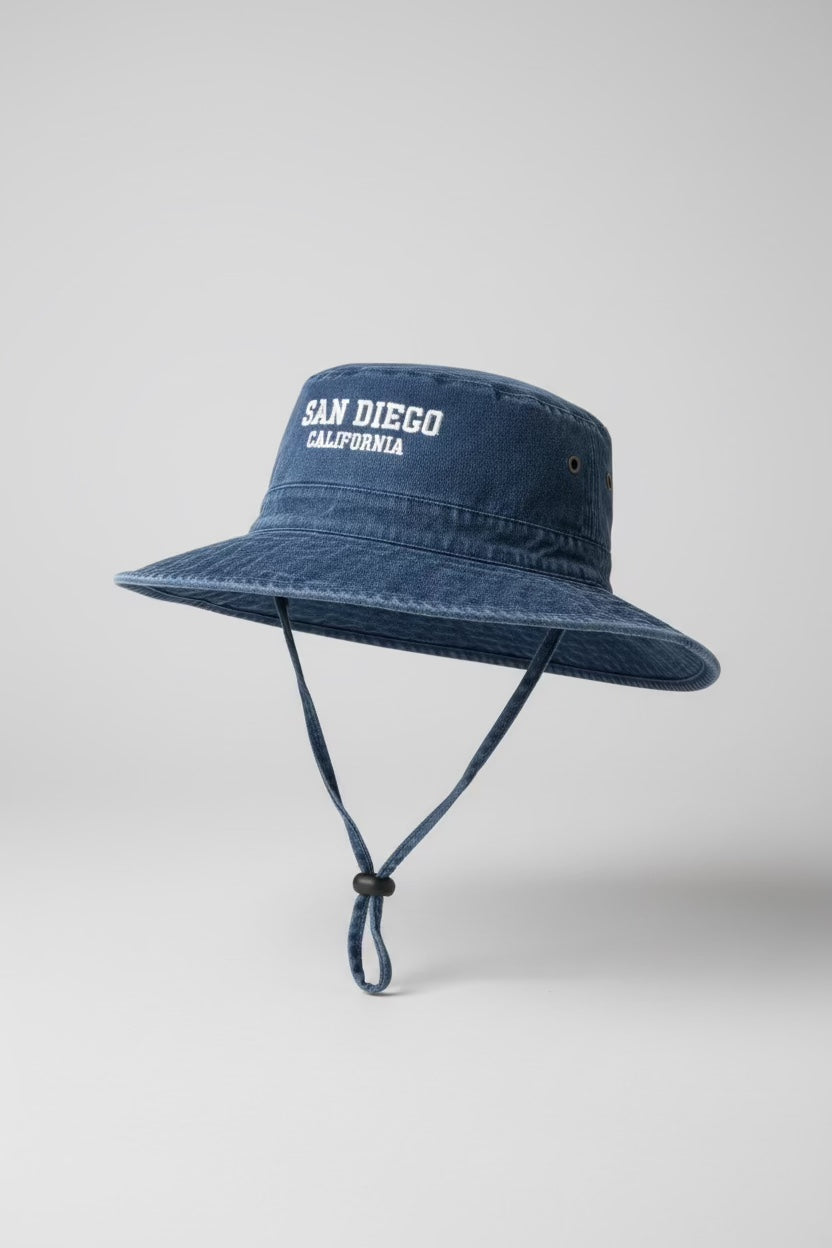 San Diego washed bucket hat