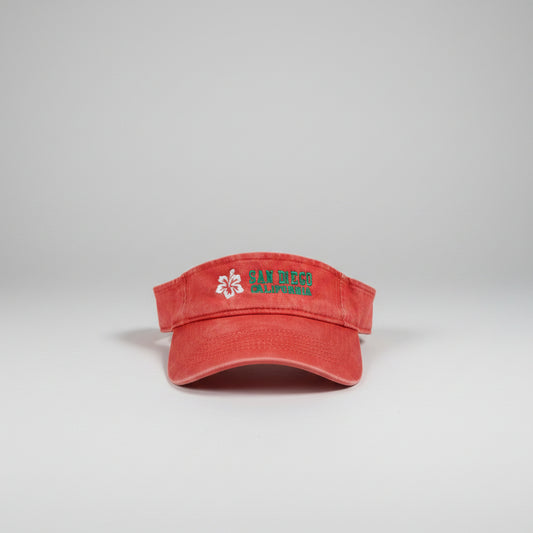 Embroidered Washed Visor