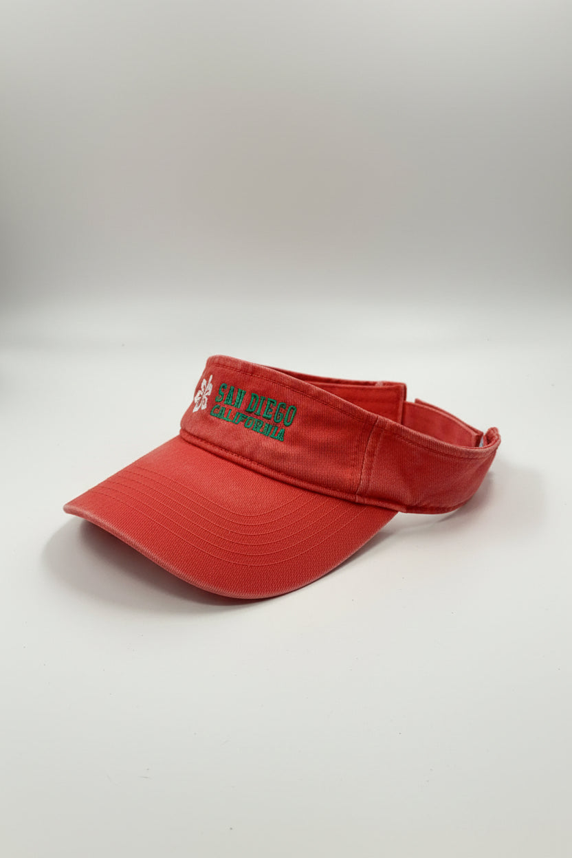 Embroidered Washed Visor