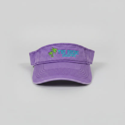 Embroidered Washed Visor