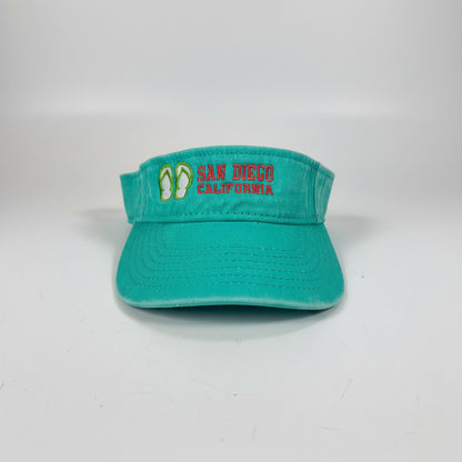 Embroidered Washed Visor