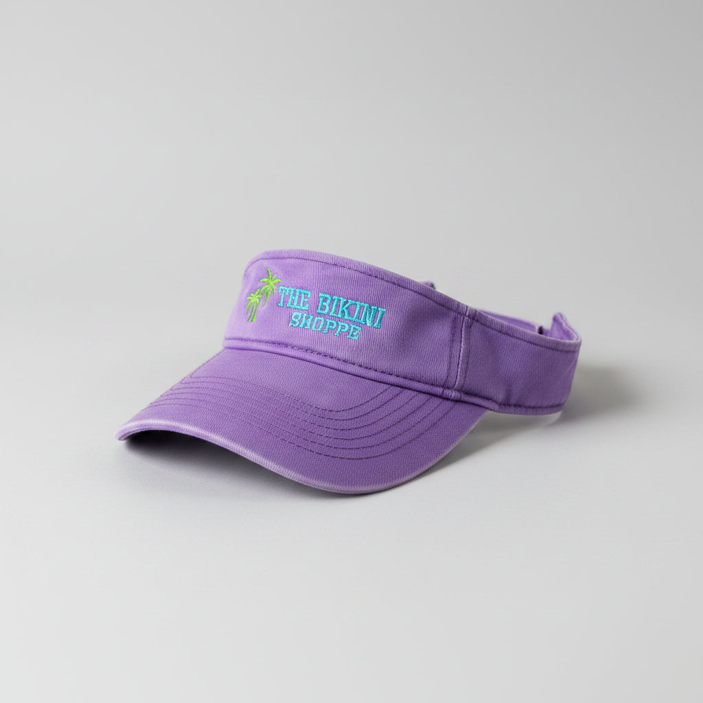 Embroidered Washed Visor