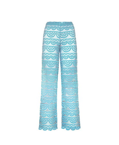 High Waist Lace Cover Up Pant