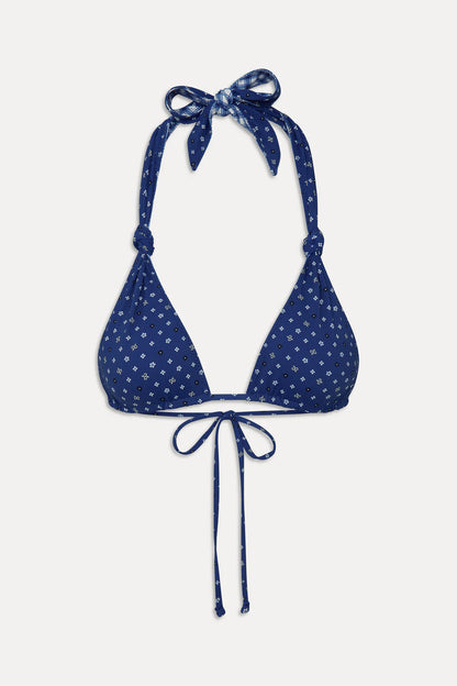 Kealy Triangle Halter Bikini Top