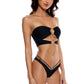 Jetset Luli Double Loop Bandeau Crop Bikini Top