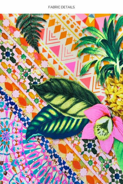 Opulent Eden Ring Seamless Crystallized Triangle Bikini Top