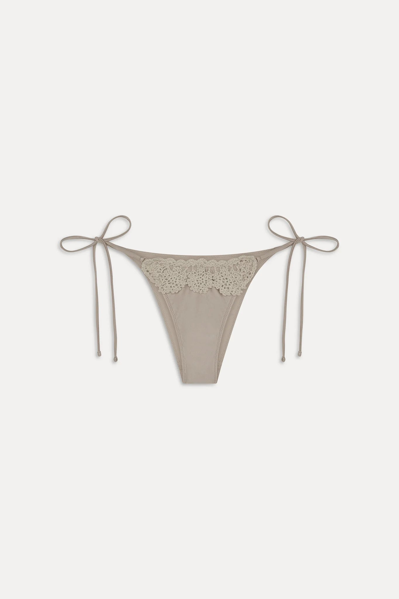 Mackenzie Cheeky Shine Tie Side Bikini Bottom