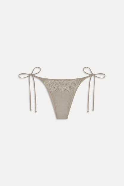 Mackenzie Cheeky Shine Tie Side Bikini Bottom