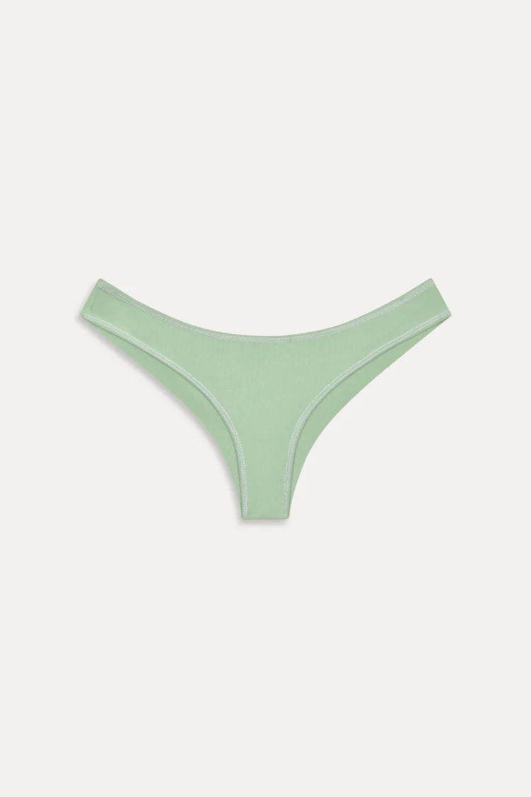 Marina Ribbed Cheeky Bikini Bottom