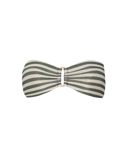 Meadow Detail Bandeau Bikini Top