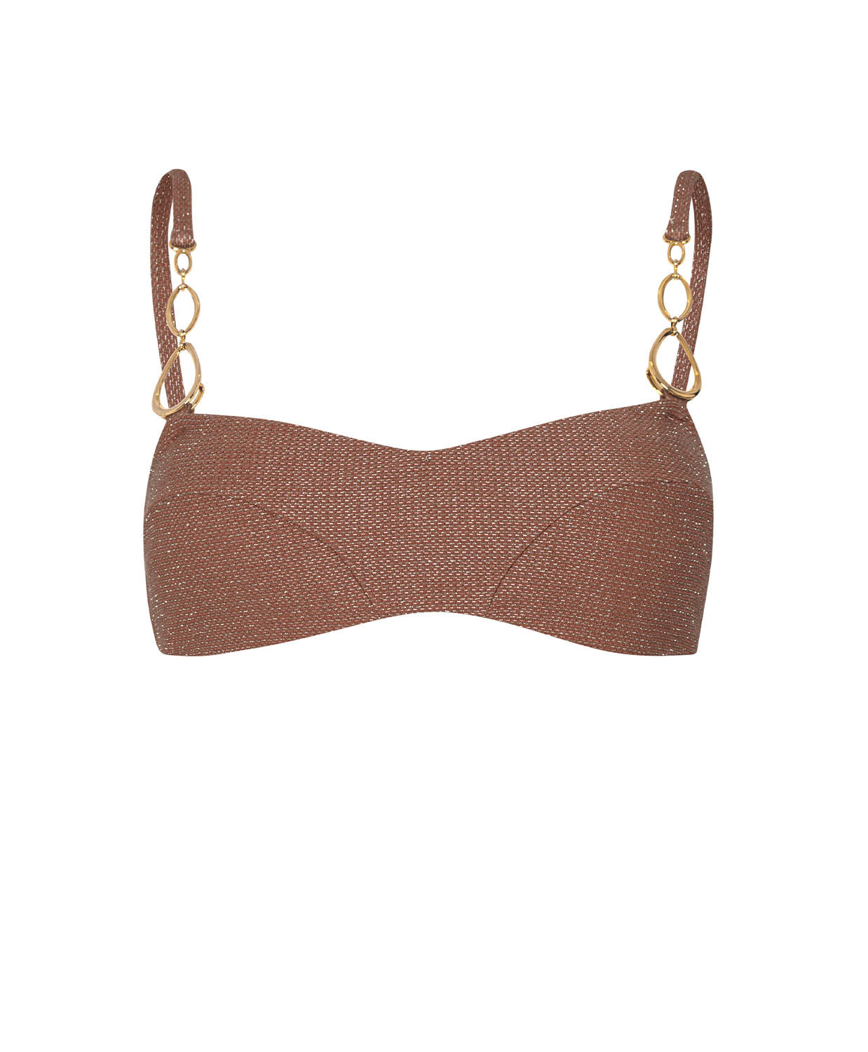 Mocha Sasha Bralette Bikini Top