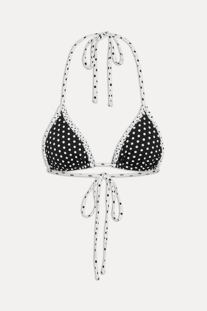 Nick Triangle Halter Bikini Top