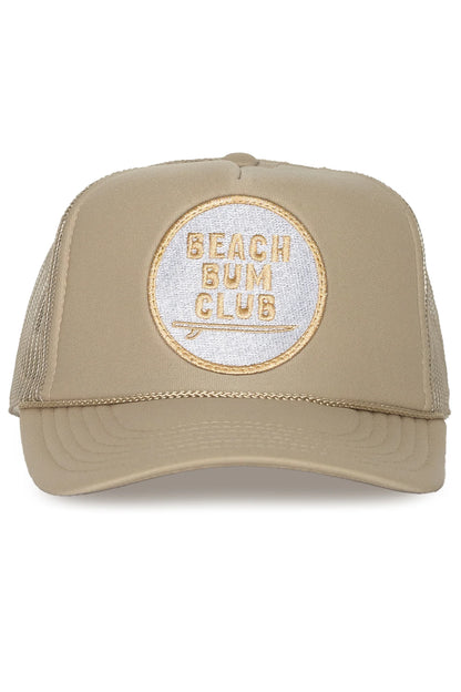 Beach Bum Club trucker patch hat by Shop Friday Feelin