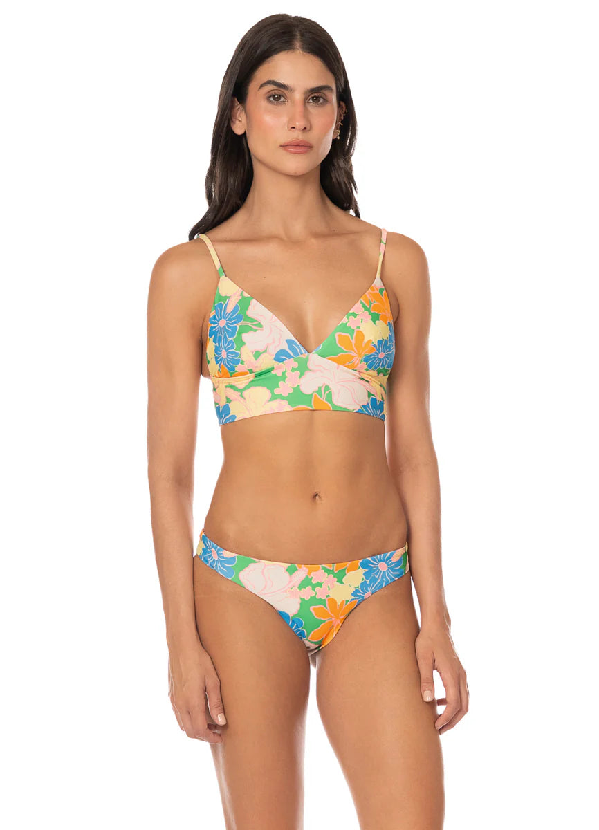 Tropic Lei Flirt low rise thin-side cheeky bikini bottom by Maaji