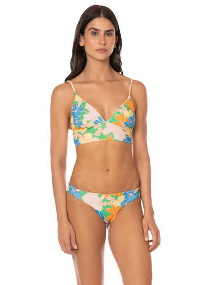 Tropic Lei Flirt low rise thin-side cheeky bikini bottom by Maaji