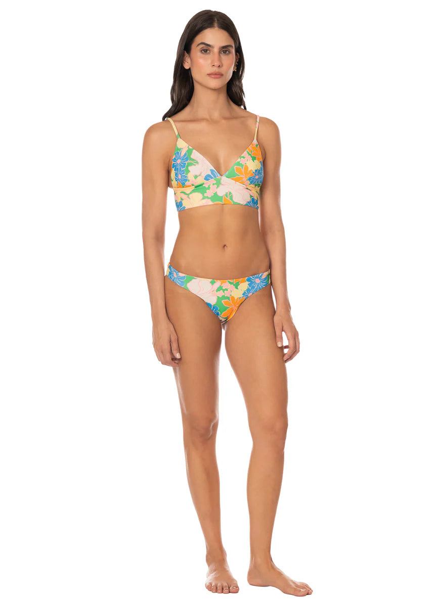 Tropic Lei Mirage Long Line Triangle Bikini Top