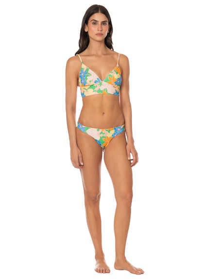 Tropic Lei Mirage Long Line Triangle Bikini Top