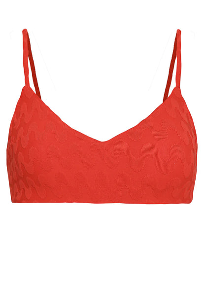 Apple Red Rocks Classic Bralette Bikini Top
