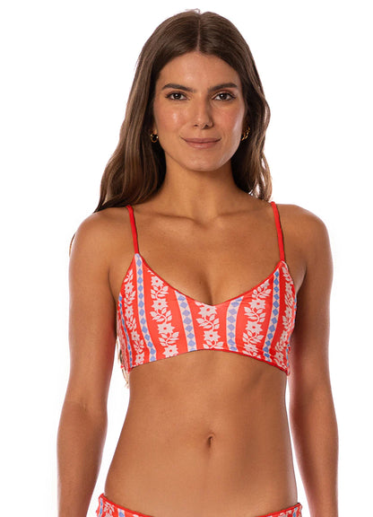 Apple Red Rocks Classic Bralette Bikini Top