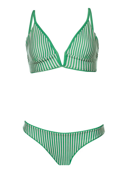 Green Sublimity regular rise classic cheeky bikini bottom by Maaji