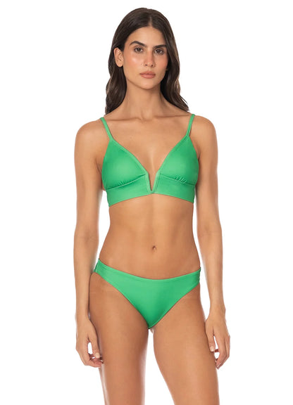 Green Sublimity regular rise classic cheeky bikini bottom by Maaji