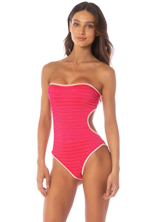Flowerbed Cirsium Cheeky Cut Bandeau One Piece