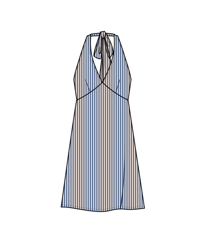 Summer Day Mini Halter Dress
