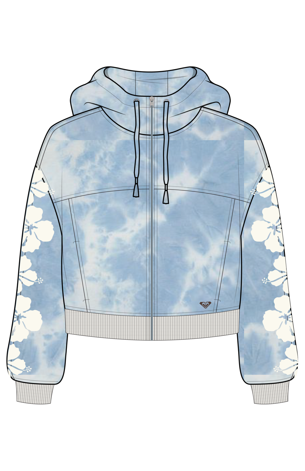 Fringing Reefs Zip-Up Hoodie