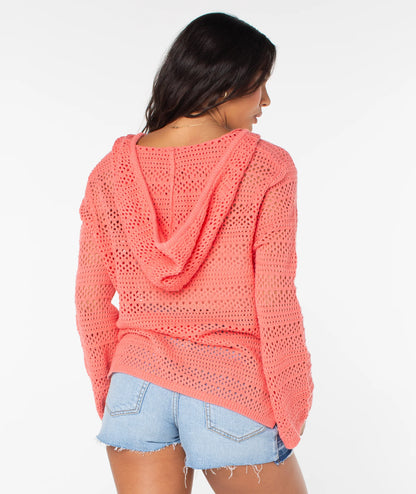 Hippie Love Solid V-Neck Sweater