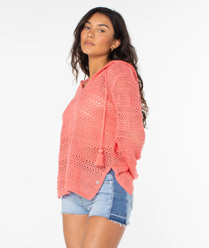 Hippie Love Solid V-Neck Sweater