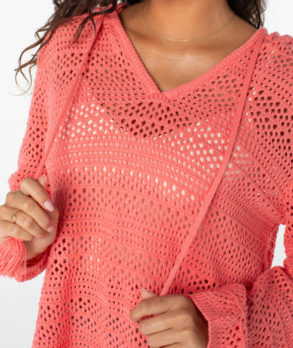 Hippie Love Solid V-Neck Sweater