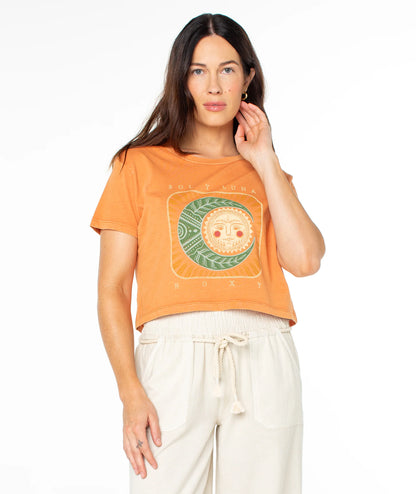 Sol Y Luna Cropped Boxy Tee