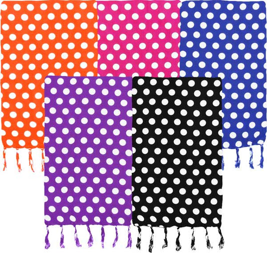 Polka dot print sarong cover-up by Global Village Imports