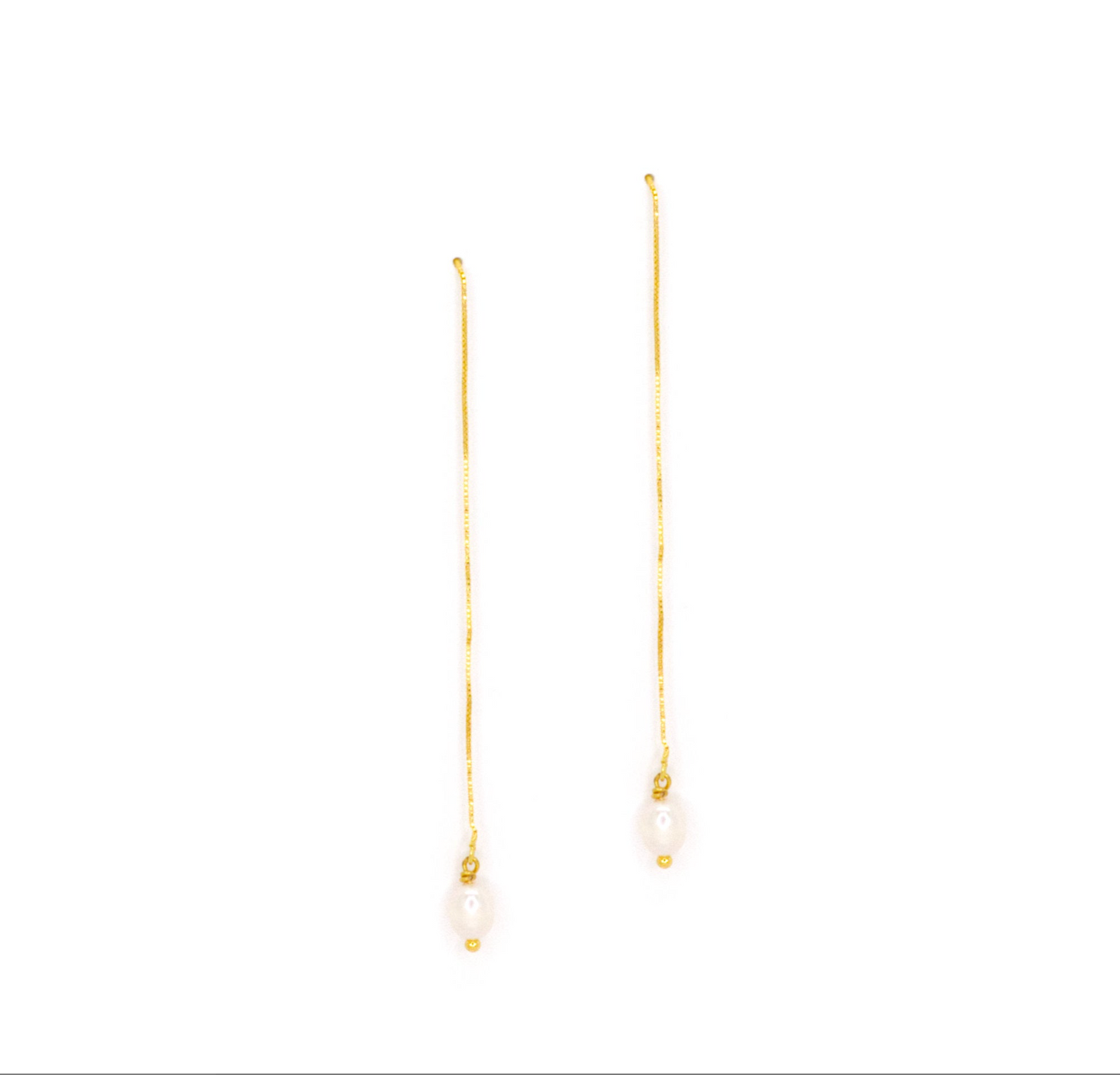 Pearl Thread Earrings