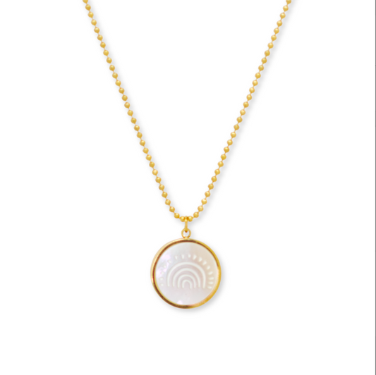 Rainbow Pendant Necklace