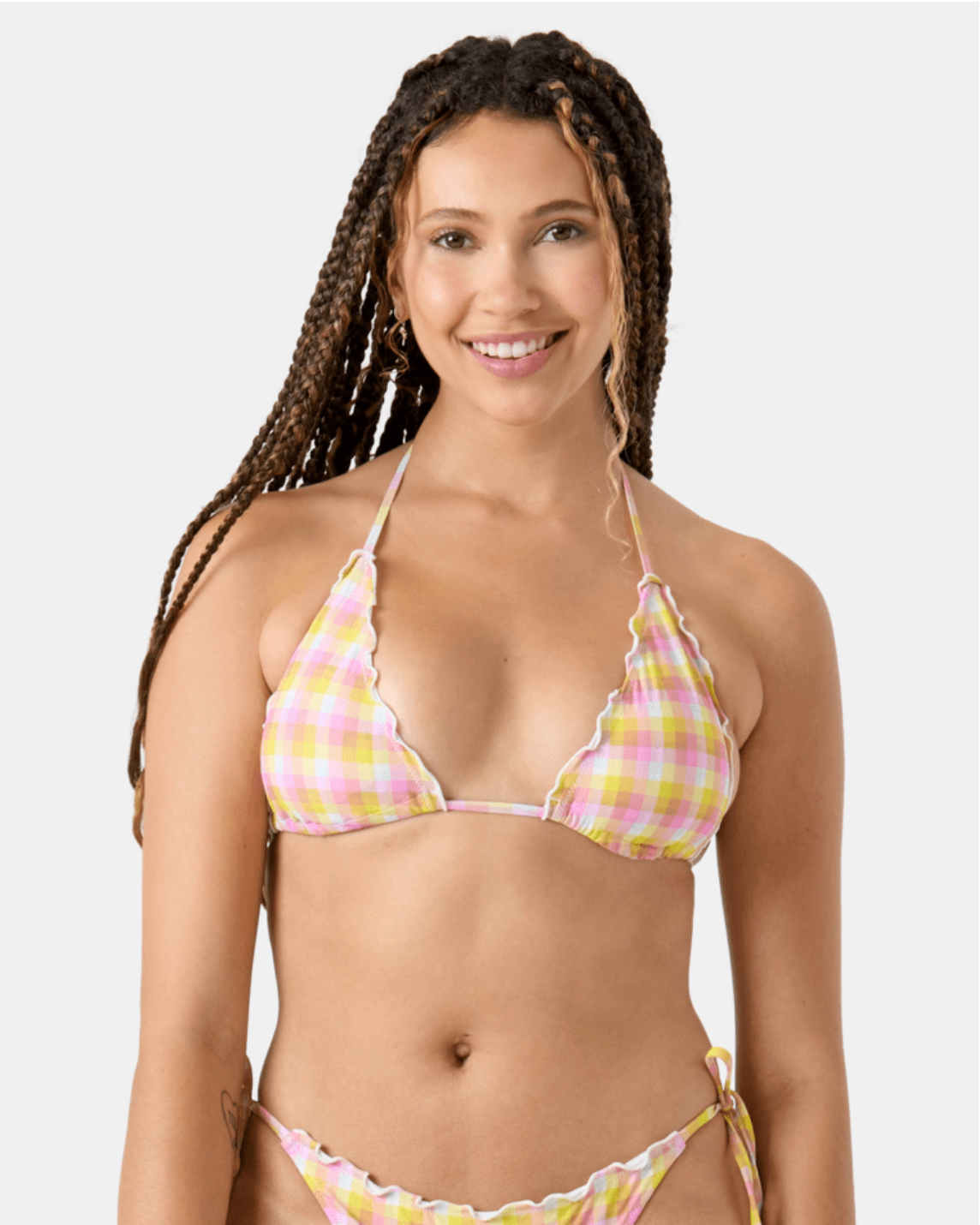 Check Me Out mini tiki triangle bikini top by Roxy