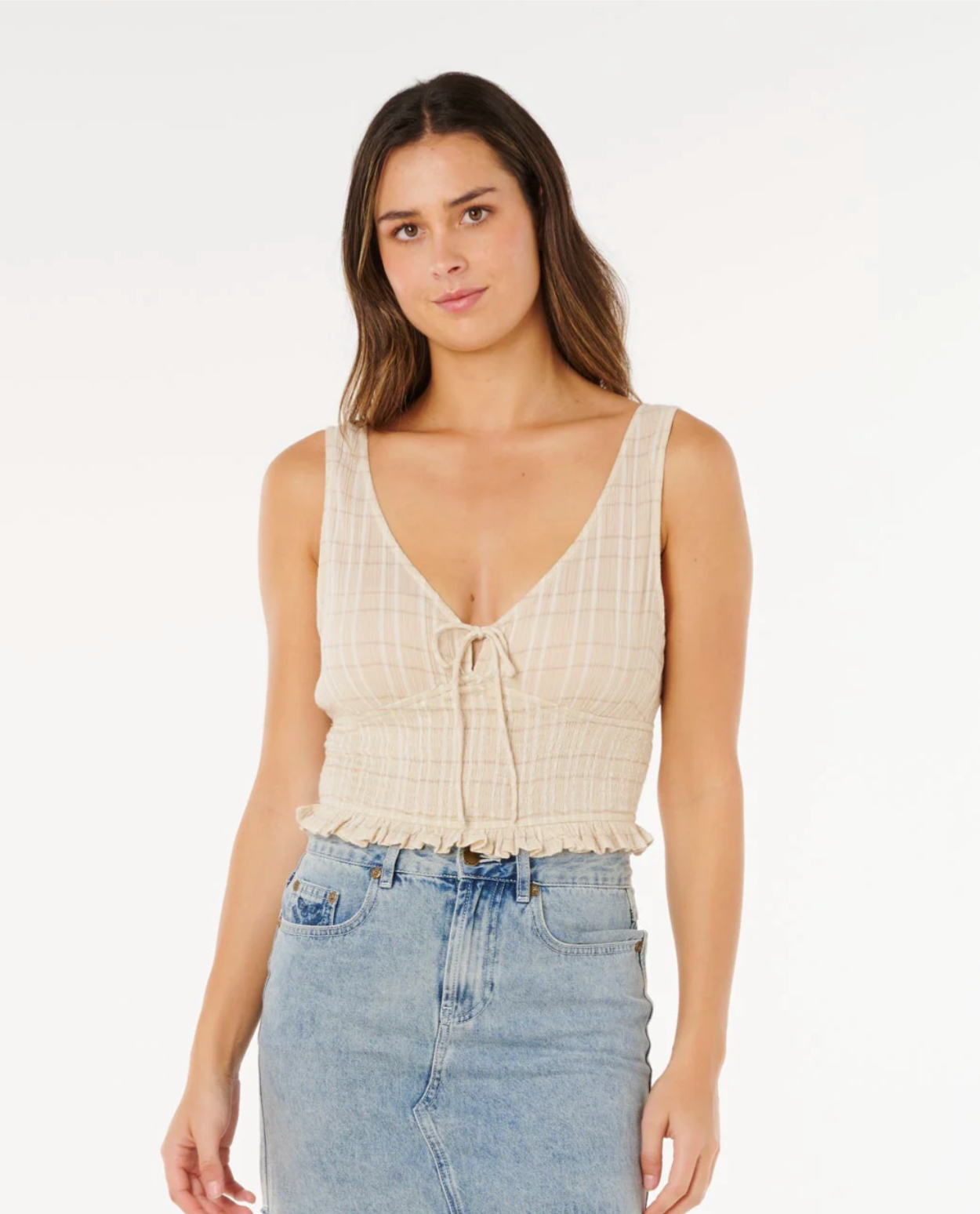 Paradise Check tank top by Rip Curl