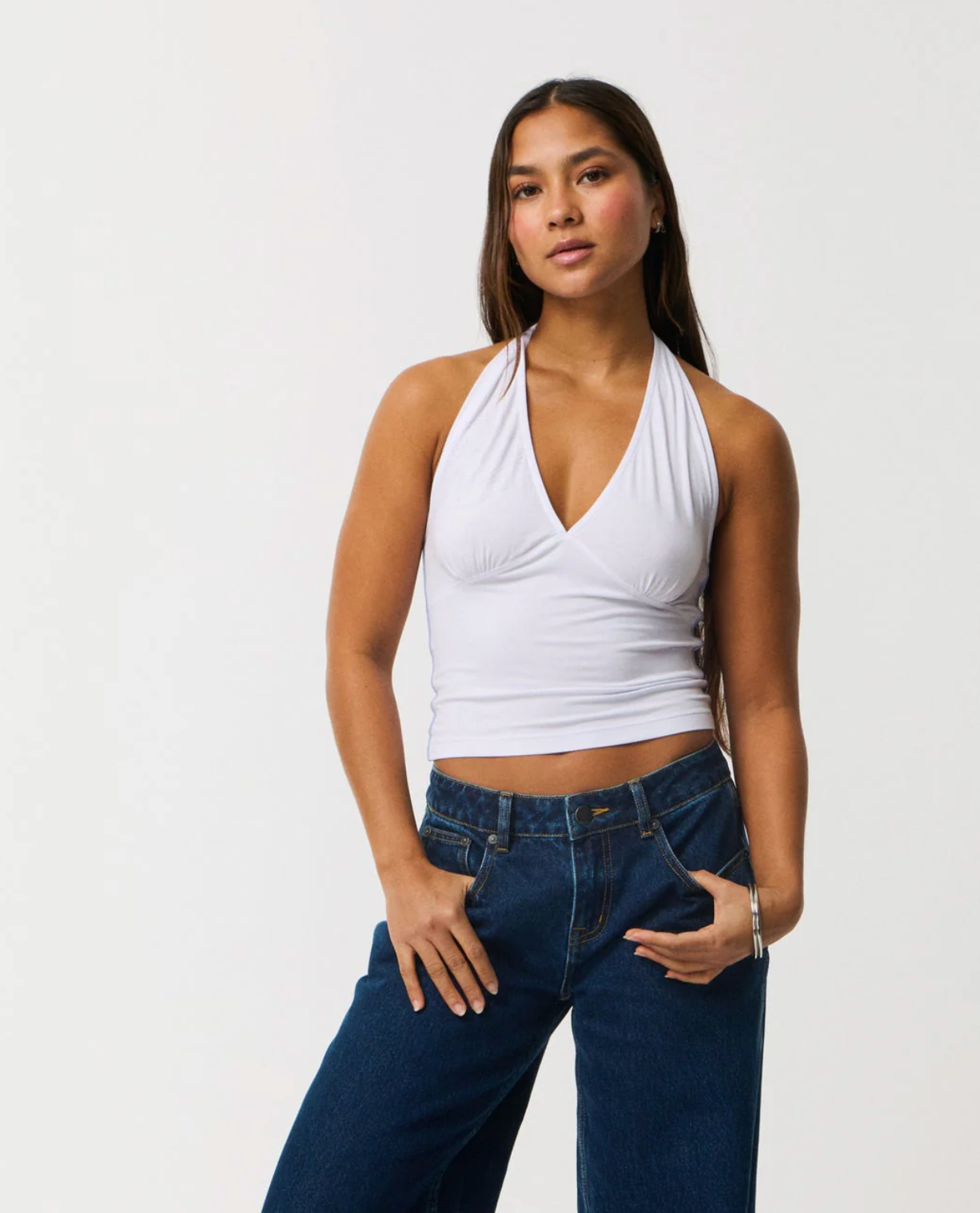 Archive Script jersey halter top by Rip Curl