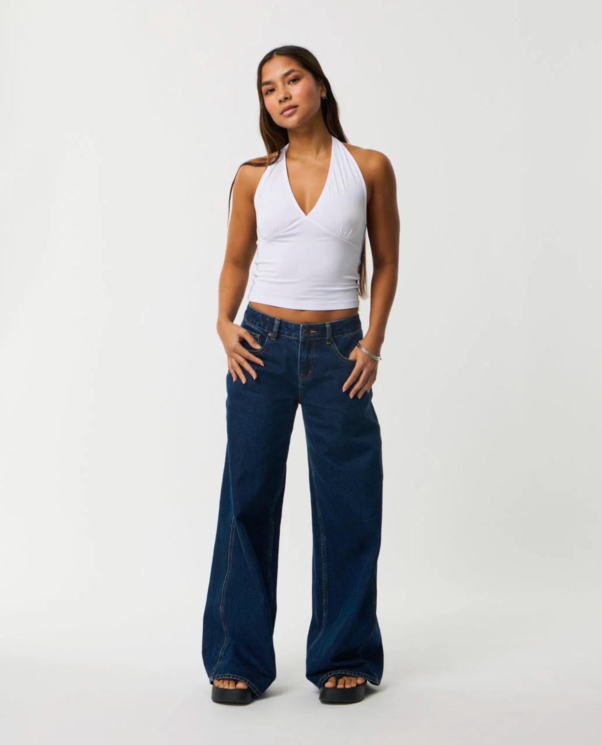 Archive Script jersey halter top by Rip Curl