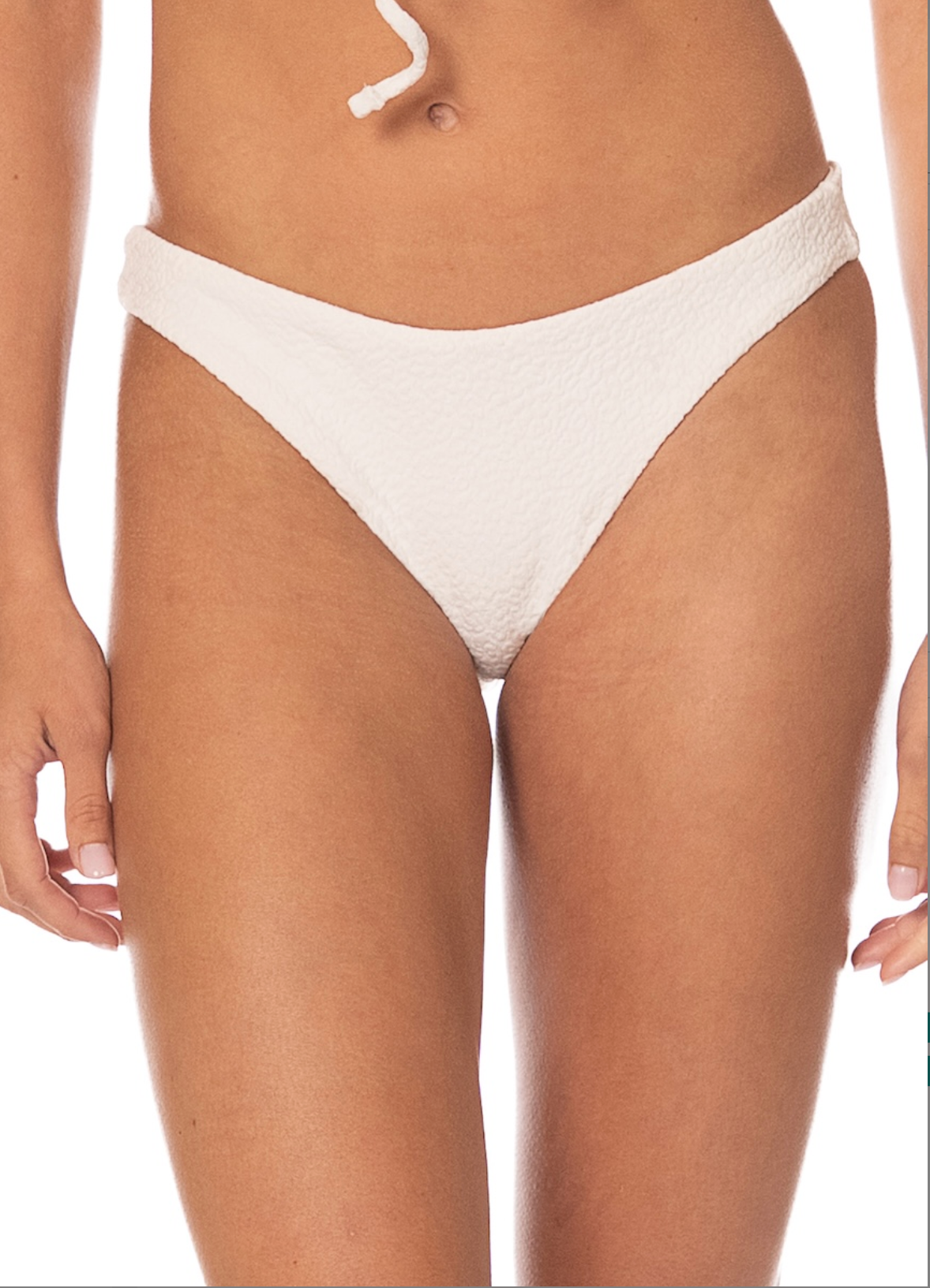 Coconut Milk Sublimity regular rise classic cheeky bikini bottom by Maaji