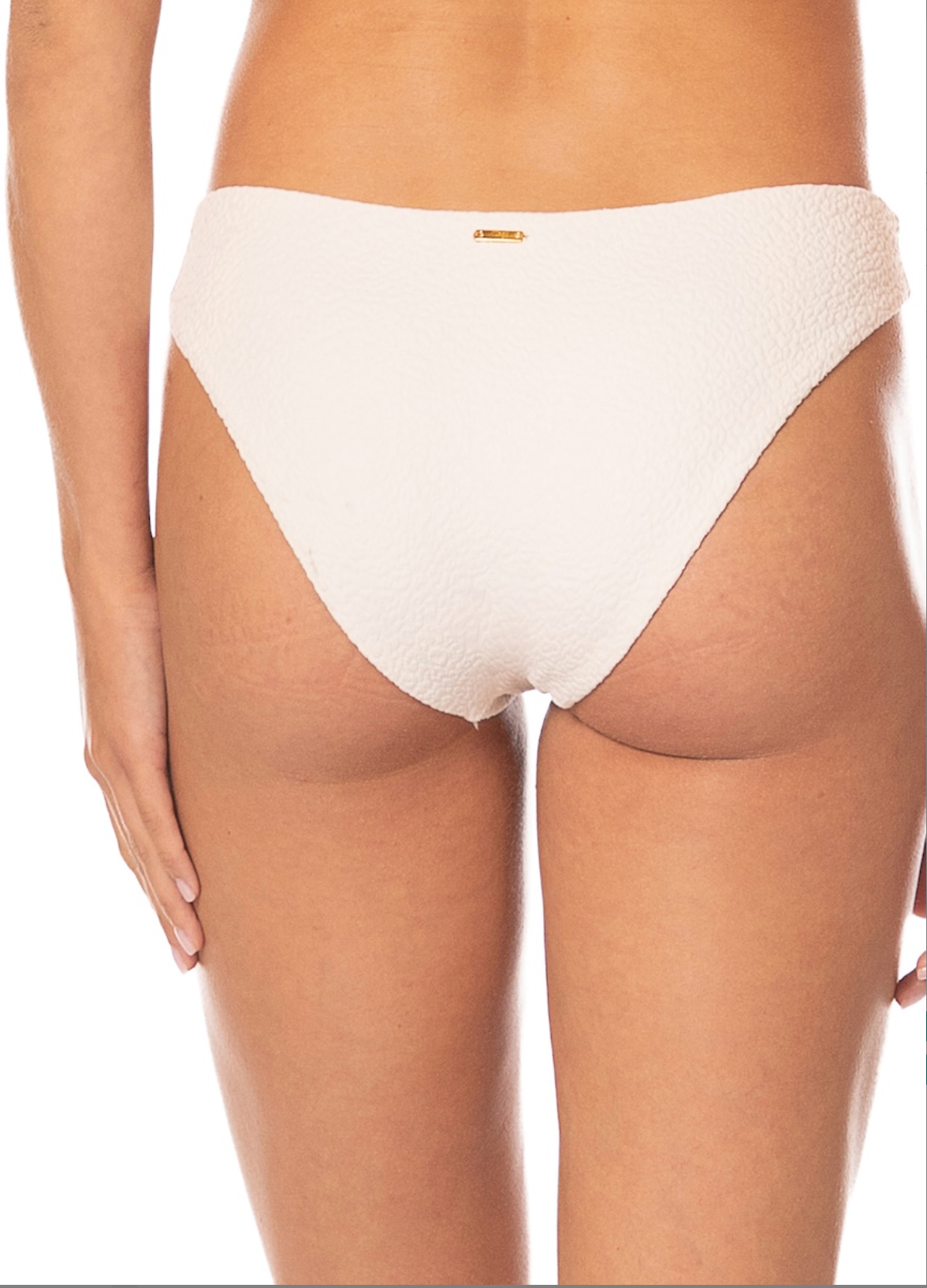 Coconut Milk Sublimity regular rise classic cheeky bikini bottom by Maaji