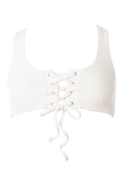 Coconut Milk Dazzle classic bralette bikini top by Maaji
