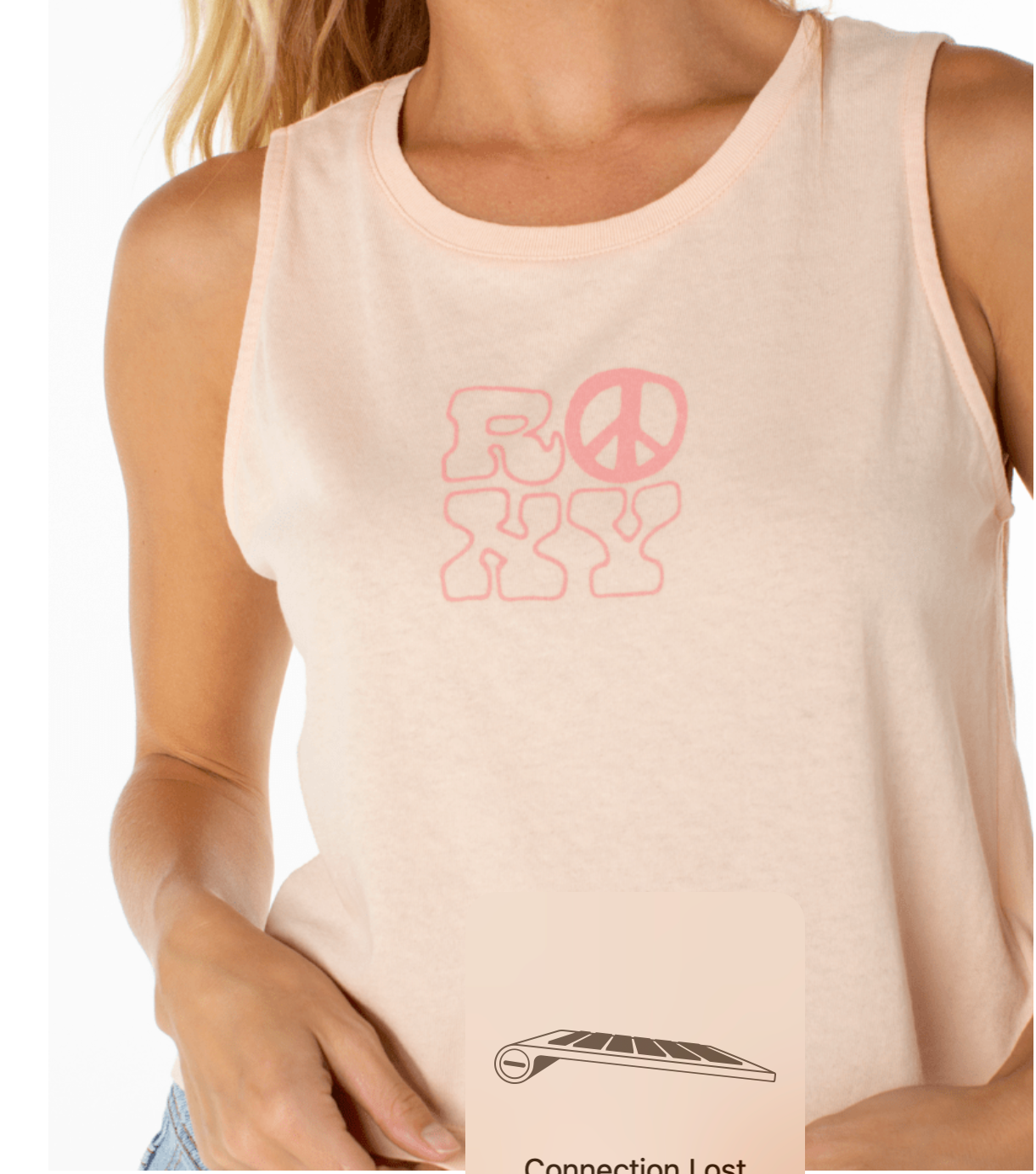 Peace Waves wildflower tank top by Roxy