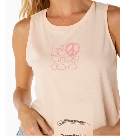 Peace Waves wildflower tank top by Roxy