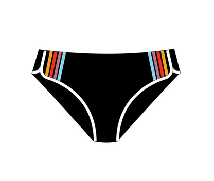 Swell Revival Surf Pant Full Coverage Bikini Bottom