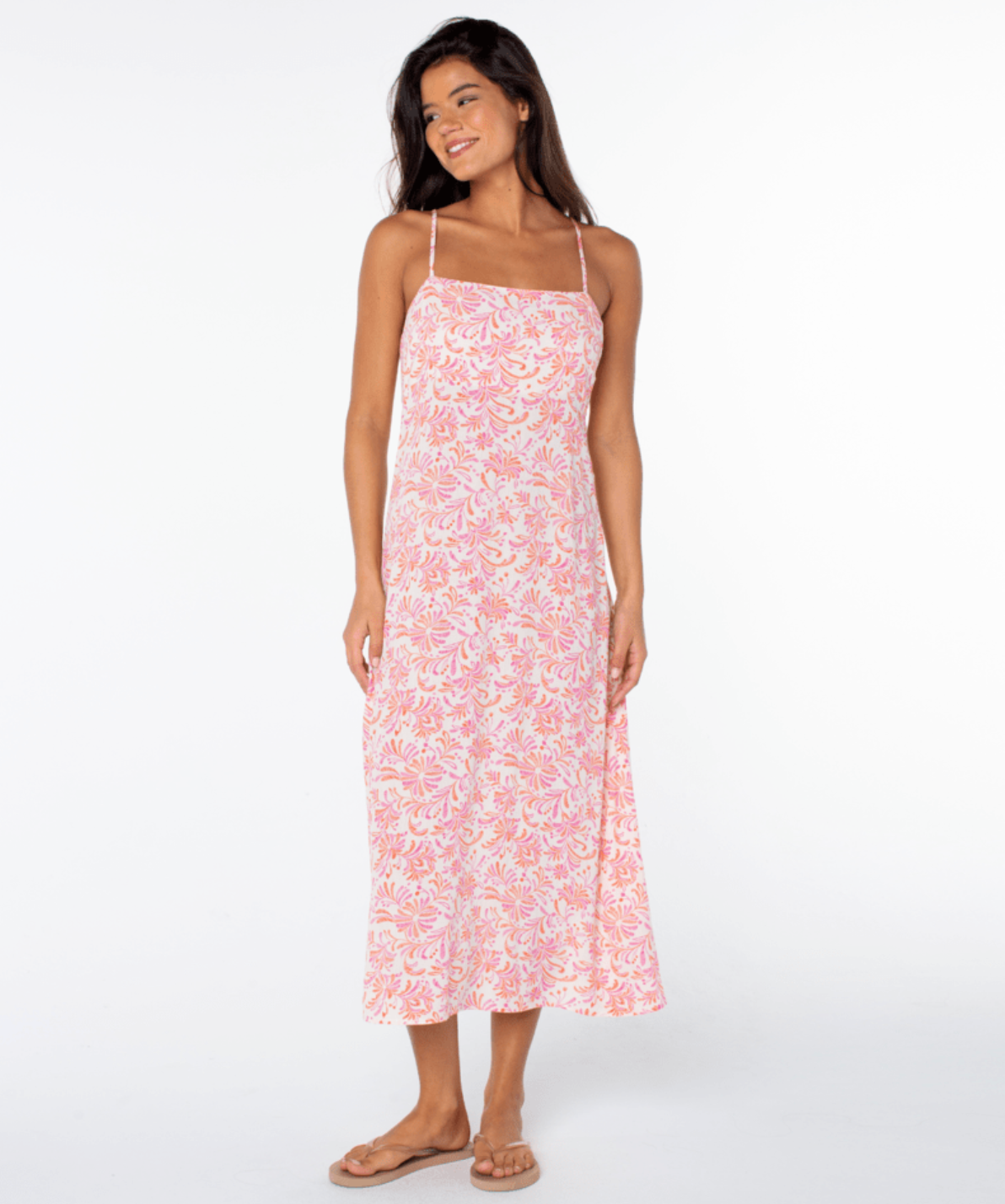 Balmy Sunset Midi Dress