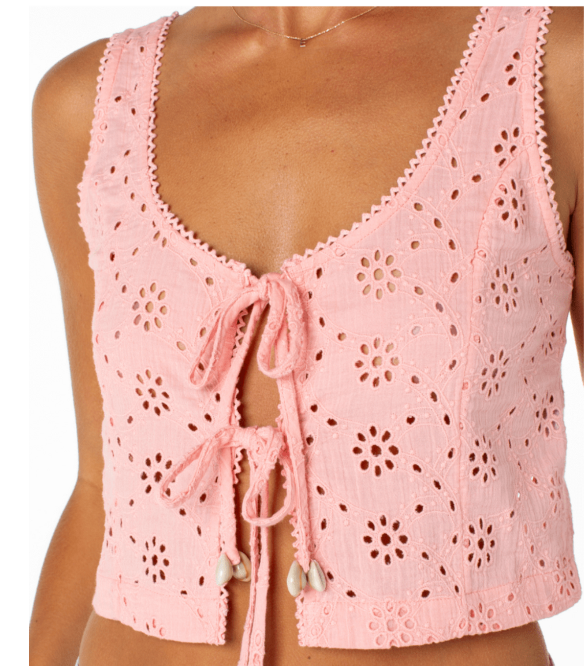 Kayla Eyelet Tank
