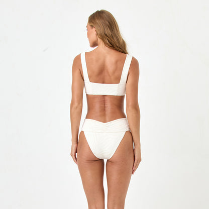 Bardot high-waisted cheeky bikini bottom by L*Space
