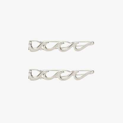 Wave Hair Barrette 2Pk